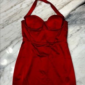 NWOT satin mini dress
